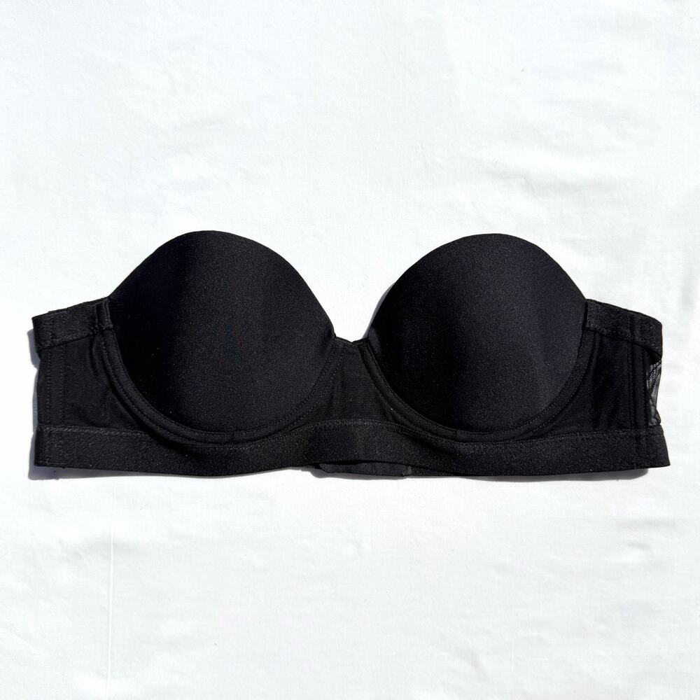 Pepper MVP Strapless Bra 38AA Black Underwire